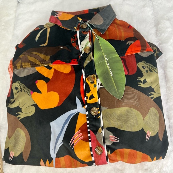 NEW! FARM Rio Amazonian Animals Velour Jumpsuit - Picture 5 of 14